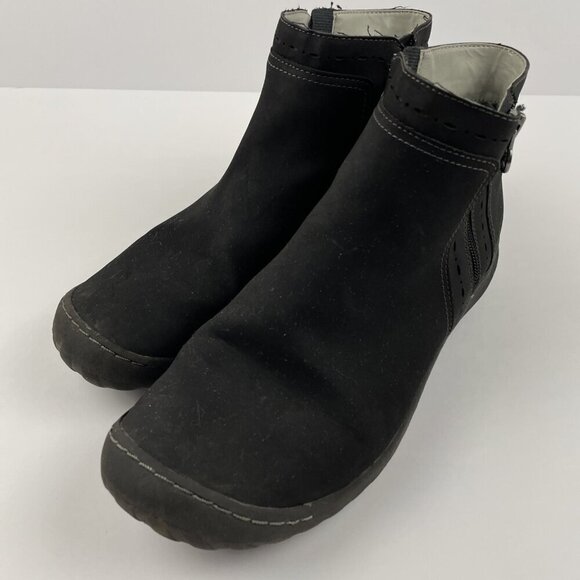 JBU by Jambu Juno Ankle Boots Women’s 10M Side Zip Black Memory Foam JB19JN001 - Picture 2 of 10